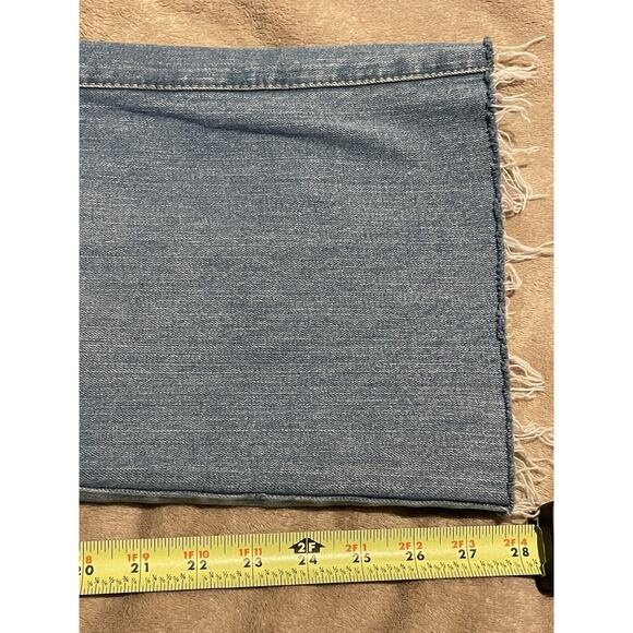 Aura Wrangler Womens regular Rise Blue Jeans Straight Light Wash 8R - Picture 8 of 10